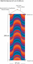 Load image into Gallery viewer, WAVE – Vintage Danish Wall Art (60s-70s Inspired)
