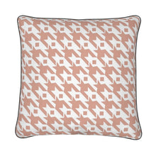 Load image into Gallery viewer, Classic Houndstooth Cushion in Copper
