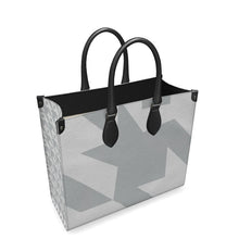 Load image into Gallery viewer, City Shopper Bag, Grey Houndstooth Maxi
